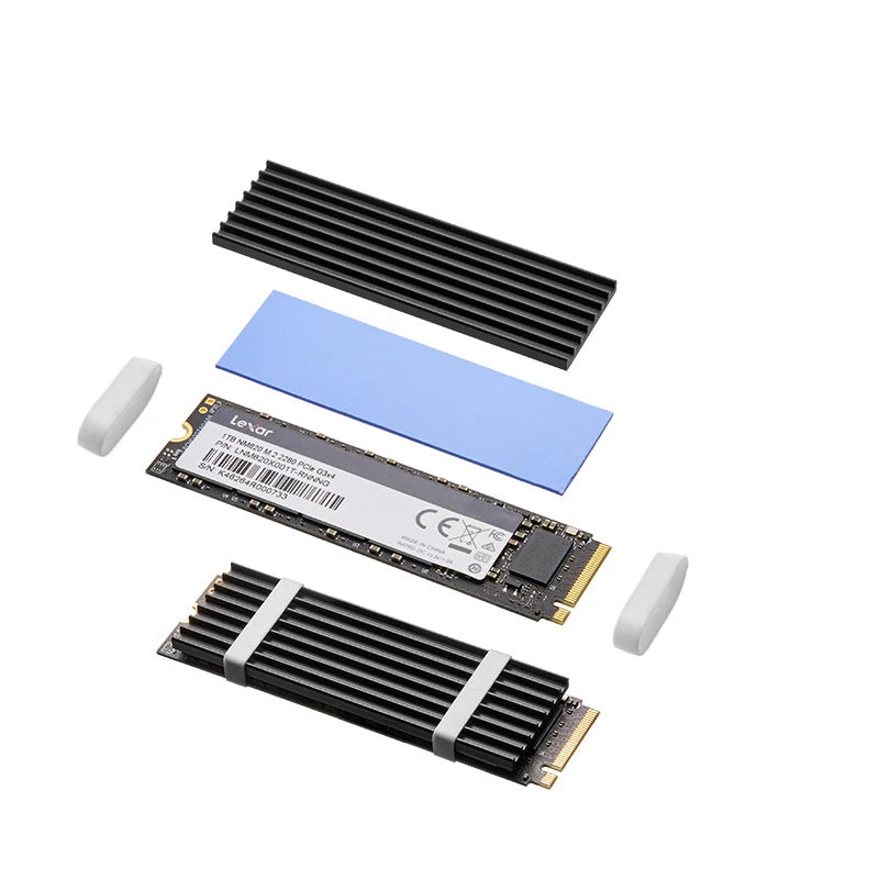 Disipador Térmico para SSD M.2 2280 - Compatible PS5 y PC - Cervera Studio