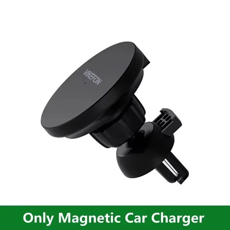 Cargador Inalámbrico Magnético Vikefon - MagSafe Compacto para Auto - Cervera Studio