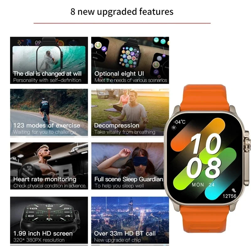 Smartwatch T900 Ultra 2 - 49mm Bluetooth NFC - Cervera Studio
