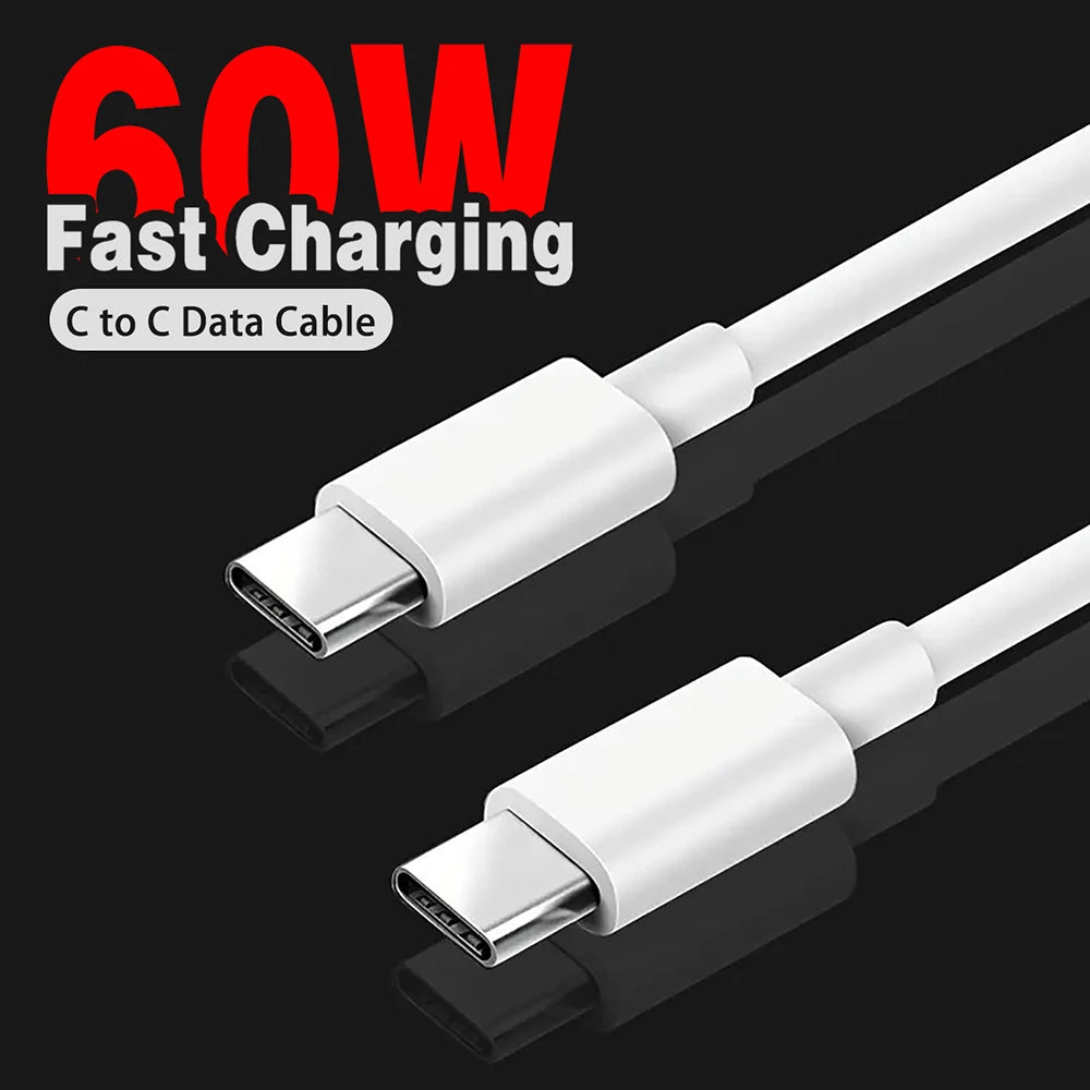 Cable USB-C a USB-C 60W Carga Rápida - iPhone Samsung Xiaomi - Cervera Studio