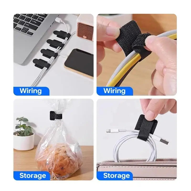 Organizador de Cables Reutilizable con Velcro - Pack Escritorio - Cervera Studio