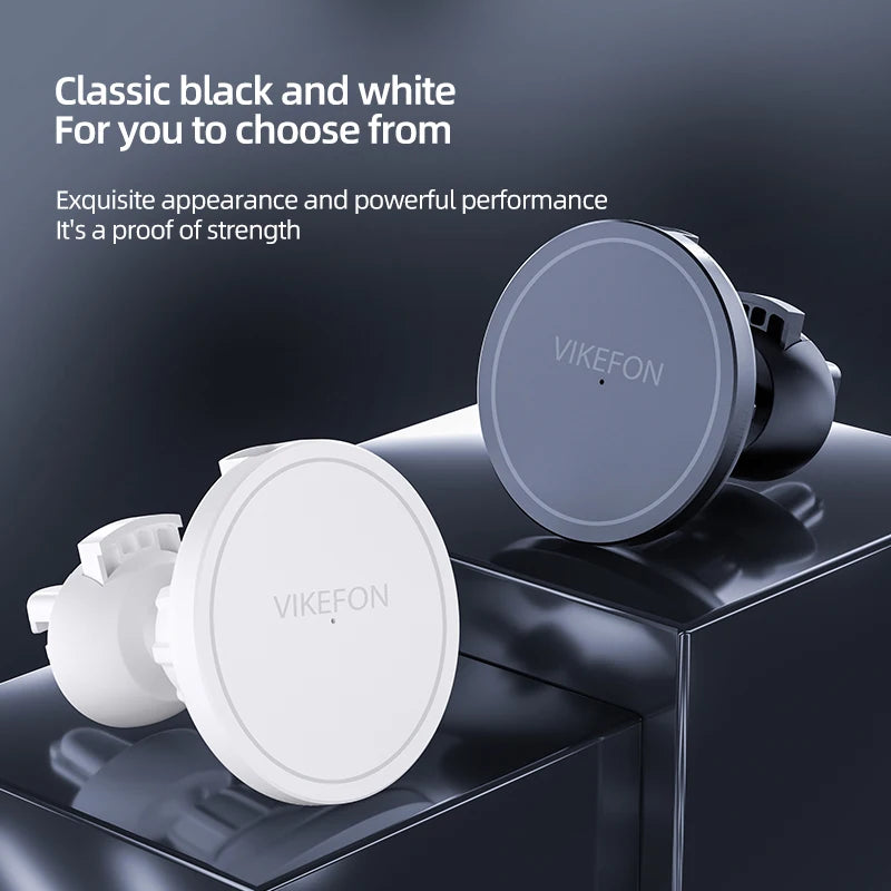 Cargador Inalámbrico Magnético Vikefon - MagSafe Compacto para Auto - Cervera Studio