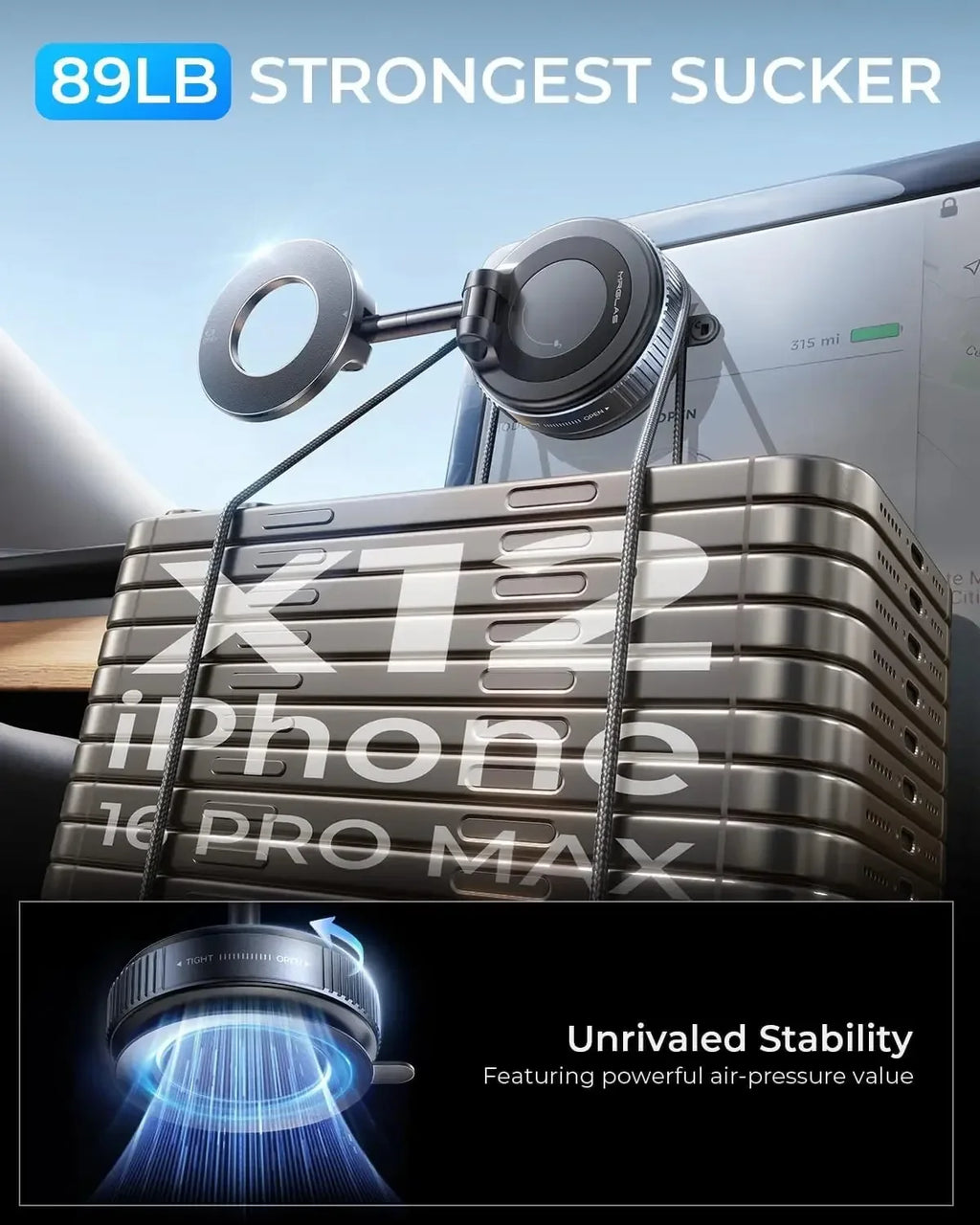 Soporte Magnético MagSafe Premium para Auto - Cervera Studio