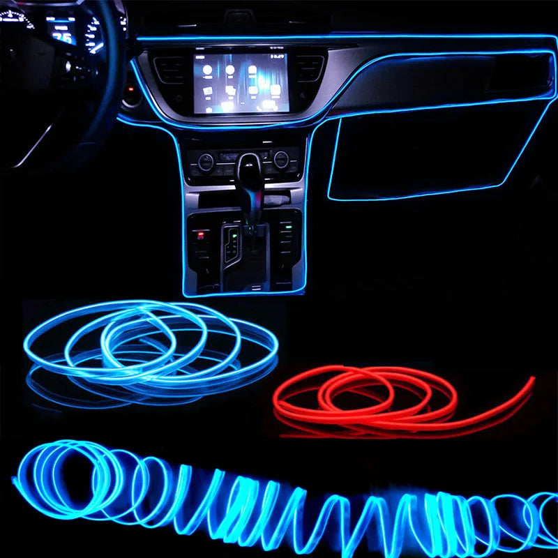 Tira LED Universal para Auto - Iluminación Decorativa Multicolor - Cervera Studio