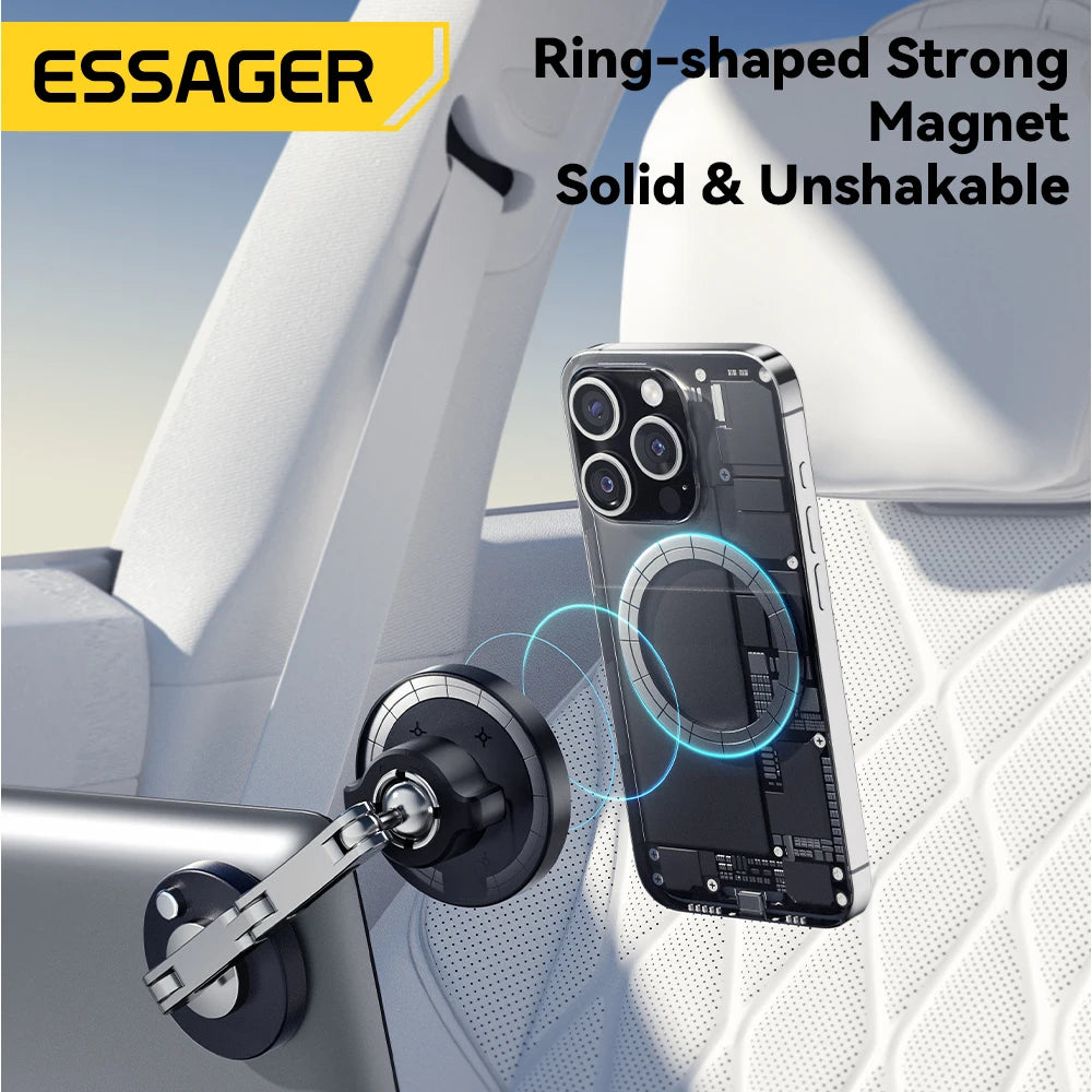 Cargador Inalámbrico Magnético Essager 15W - MagSafe para Auto - Cervera Studio