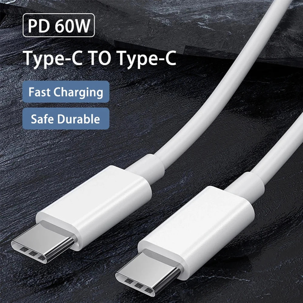 Cable USB-C a USB-C 60W Carga Rápida - iPhone Samsung Xiaomi - Cervera Studio
