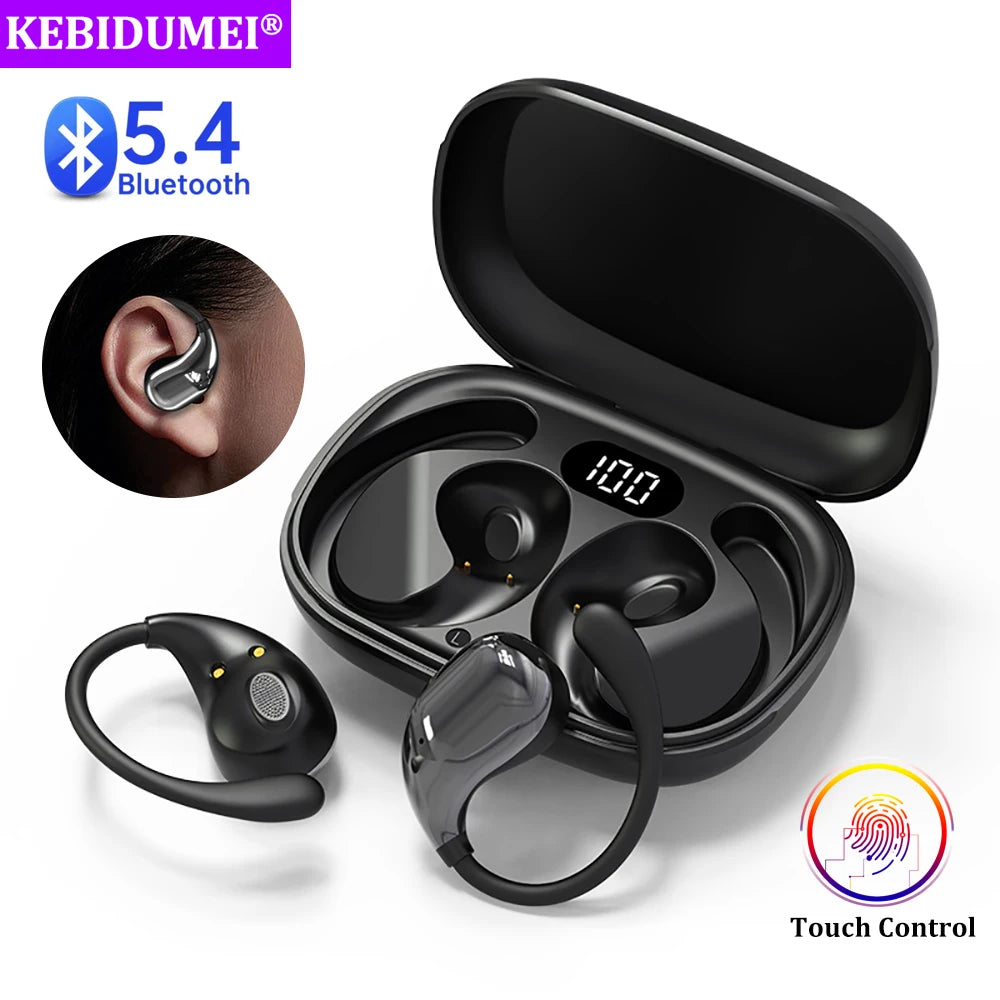 Auriculares Bluetooth 5.4 con Gancho - TWS Impermeables - Cervera Studio