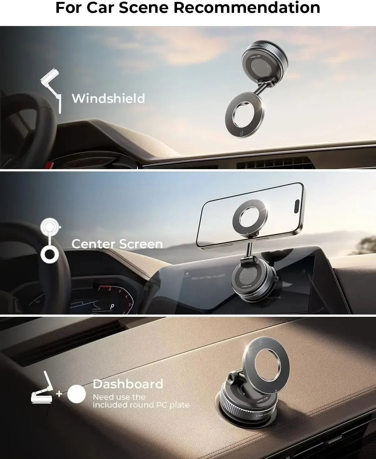 Soporte Magnético MagSafe Premium para Auto - Cervera Studio