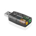 Placa de Sonido USB Externa 3D - Plug & Play para PC - Cervera Studio