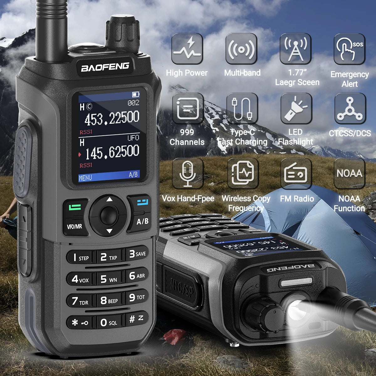 Walkie Talkie Baofeng UV21 Pro - Largo Alcance 16KM - Cervera Studio