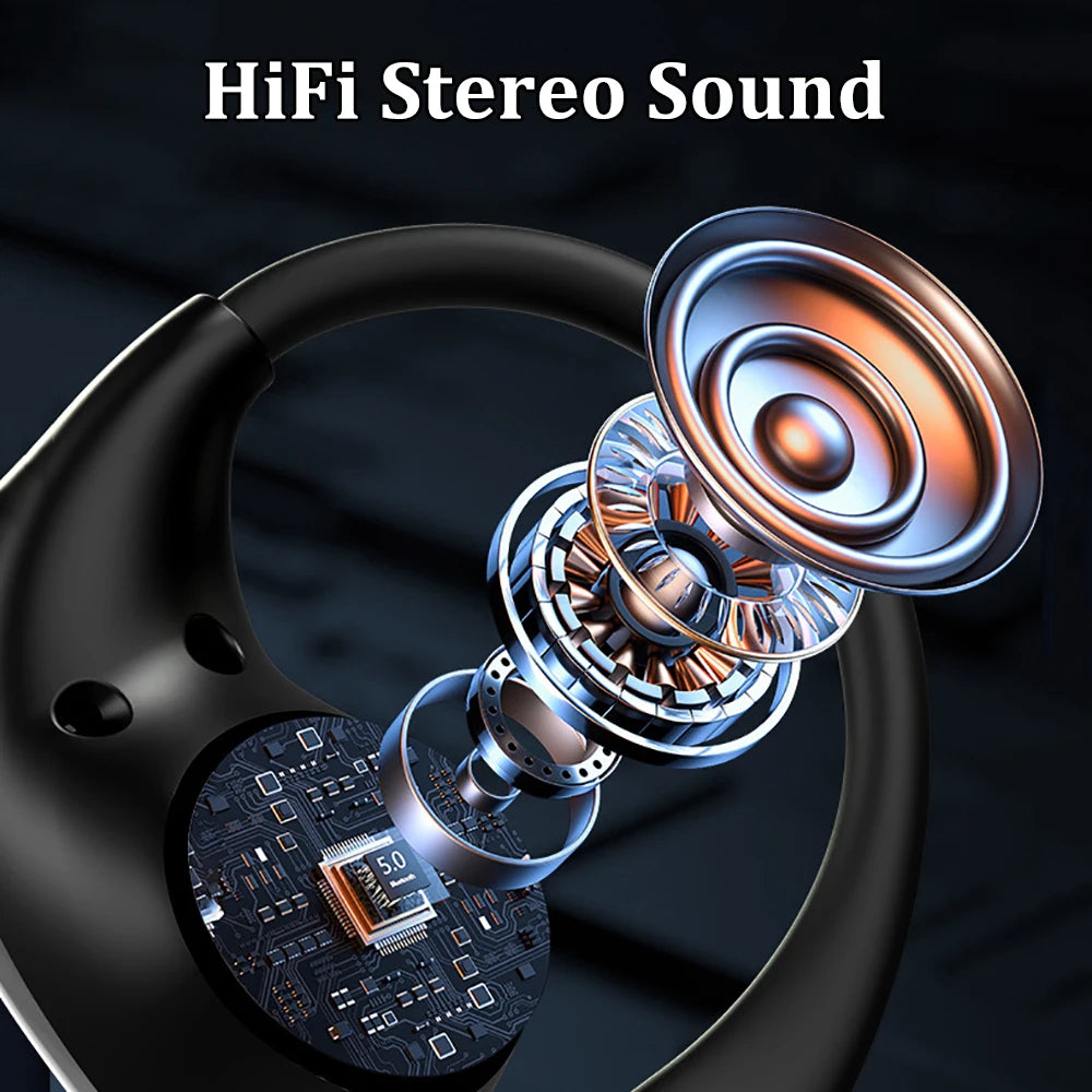 Auriculares Bluetooth 5.4 con Gancho - TWS Impermeables - Cervera Studio