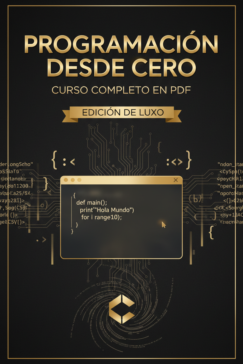 Portada Programación desde Cero: Curso Completo en PDF